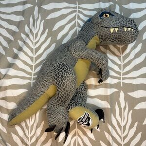 Build A Bear Jurassic World Velociraptor Dinosaur Blue 18” Plush